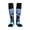 1 Black, variant on Honeii Blue Viper Snake 2 Print Sports Compression Socks,Running Crew Socks,Moisture-Wicking Anti-Blister Hiking&Gym Athletic