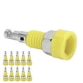thumbnail image 3 of Banana Jack Banana Female Socket Banana Connector Panel Banana Adapter Panel 10pcs 2mm Banana Female Jack Socket Connector Adapter Panel Mini Binding Post For Electronic Instrument, 3 of 8
