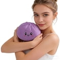thumbnail image 6 of Neeoh Giant Dumpling Squishy for Adults, 10 Inch Jumbo Dumpling Stress Ball, Soft Squeeze Decompression Dough, Anxiety Relief Fidget, Adult Fidget Tool (Purple), 6 of 7