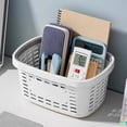 thumbnail image 5 of LEFXSMR Handheld Shower Basket, Reinforced Shower Caddy Portable for Toiletries, Bathroom Caddy for Dorm Gym Beach Swim Camping, White, 5 of 6