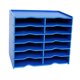 thumbnail image 2 of Herramienta de contenedor de organizador de la bandeja de la artesanía de diamantes 12 cuadrículas de escritorio multipropósito de escritorio bandeja Azul, 2 of 8