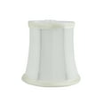 thumbnail image 5 of Meriville Set of 5 Eggshell Faux Silk Clip On Chandelier Lamp Shades, 3.5-inch by 4.5-inch by 4.5-inch, 5 of 5