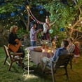 thumbnail image 2 of Yescom Munchkin Solar 2ft LED Spiral Tree Light 79 LEDs for Indoor Outdoor Holiday Christmas Decoration Warm White, 2 of 10