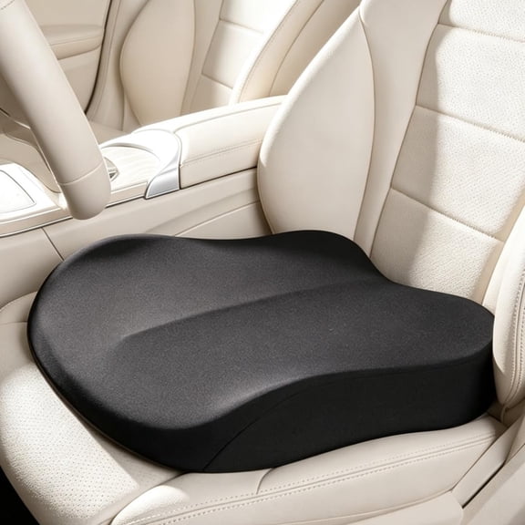 Adult Car Booster Seat Cushion, 3.9 in Memory Foam Driver Seat Cushion for Car, Truck and Office Chair