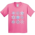 thumbnail image 3 of Inktastic Winter Snowflakes Youth T-Shirt, 3 of 5