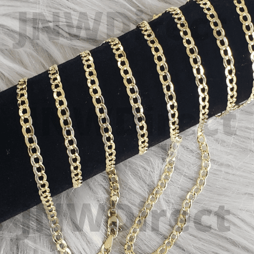 Authentic 10K Yellow Gold Rope Twist Link Chain Necklace 2.5mm x 16" ~ 30" 