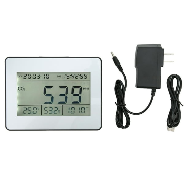 Detector de gas multifuncional, detector de dióxido de carbono multifunción Detector de dióxido de carbono múltiple elegante y moderno