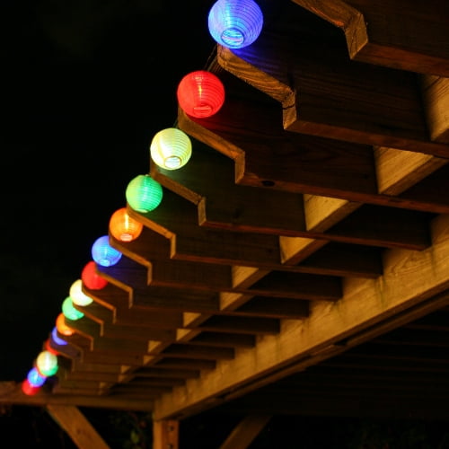 Smart Solar 3711mr20 20 Led Chinese Lantern String Lights Com Led Solar Chinese Lantern String Lights, Solar Mini Lantern String Lights