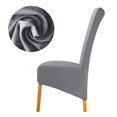 thumbnail image 1 of Fundas impermeables de tela PU para silla de comedor, Protector elástico de Color sólido para sala de estar, Tamaño XL, 1 of 4