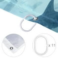 thumbnail image 4 of Shark Waterproof Printed Shower Curtain Set with Hooks - Bathroom Decoration, 4 of 5
