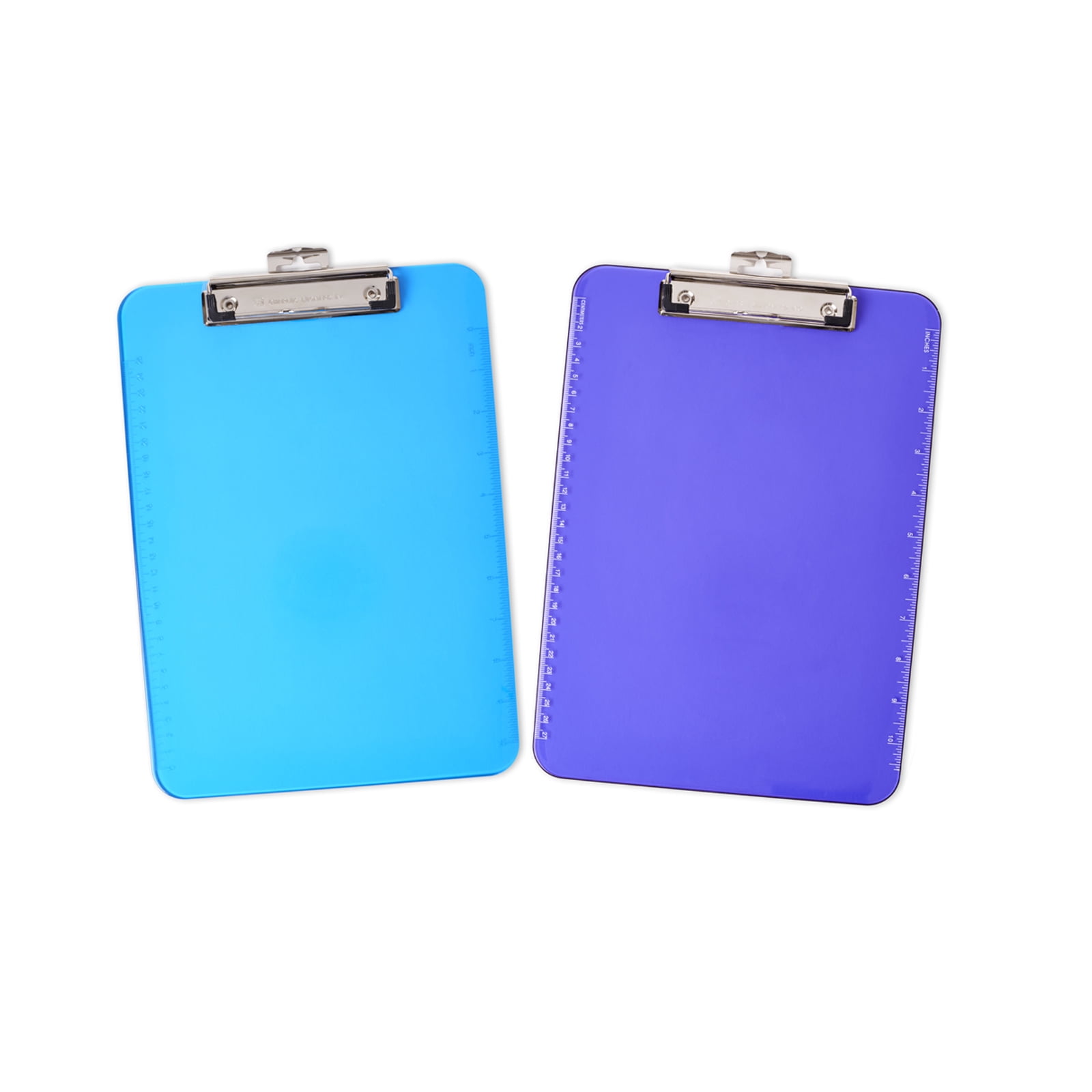 Charles Leonard Plastic Clipboards Assorted Colors Pack of 12 (CHL89770CD)