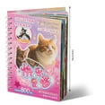 thumbnail image 2 of Cat Sticker Collection Book Spiral Bound 800 Stickers for Children Reusable Pages Animal Themed Album for Kids Scrapbooking School Projects DIY Crafts, 2 of 2