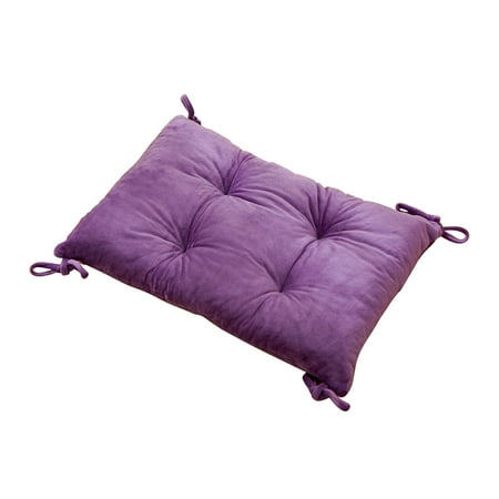 

naioewe Seat Cushion Chair Cushion Square Cotton Cushion For Office Home Or Car Chair Pads(Purple)