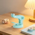 thumbnail image 7 of Desktop Tape Dispenser With Suction Cup Base, Compact Easy To Use Tape Cutter For Home Office And DIY, Non Slip Adhesive Tape Holder For Desk, White (White, 9.3*9.1*5CM), 7 of 7
