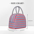 thumbnail image 2 of Easygdp Stars And Stripes Bolsa de Almuerzo Insulada Grande, Forro de Aluminio, Diseño Espacioso, a Prueba de Fugas, Ideal para Trabajo, Picnics, Viajes y Actividades al Aire Libre, 2 of 6