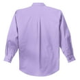 thumbnail image 6 of Port Authority Tall Long Sleeve Shirt (TLS608) Bright Lavender, 3XLT, 6 of 6