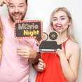 thumbnail image 3 of EeaseMX Tinksky 21pcs Movie Theme Mask Photo Props Bachelorette Party Boda Decoración Bigote Fiesta de cumpleaños Suministros, 3 of 8