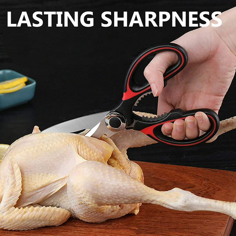 Kitchen Shears Scissors Heavy Duty Sharp Cooking Food Meat Chicken Utility  Chop