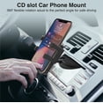 thumbnail image 2 of Premier CD Slot Phone Mount and Holder with Expandable Grip for all Mobile Devices, Black, 2 of 10