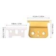 thumbnail image 4 of Ceramic Clipper Blades Stainless Steel Clipper Blade Cutter Replacement Blades for Cordless Clipper 2-Hole Compatible with Toutliner, 4 of 8