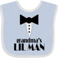 thumbnail image 3 of Inktastic Grandma's Lil Man Boys Baby Bib, 3 of 4