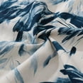 thumbnail image 6 of Men's 100%Silk Hawaiian Shirt Painting Bamboo Leaves Print Camp collar Short Sleeve Aloha Shirt - Silk Ink Painting Bamboo Leaves - Silk, 6 of 8