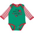 thumbnail image 3 of Inktastic Lil Miss Love Bug with Lady Bug and Hearts Girls Long Sleeve Baby Bodysuit, 3 of 5