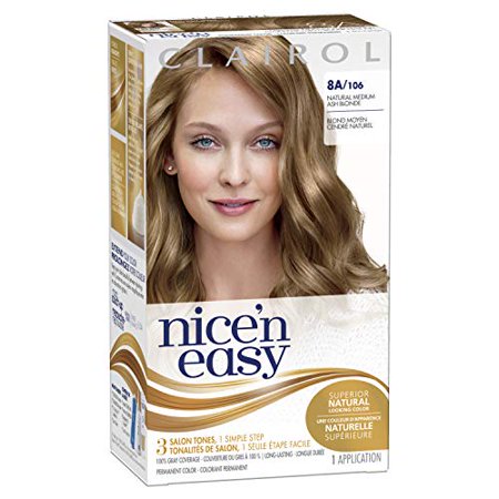 Clairol Nice N Easy Original Permanent Hair Color 8a Medium Ash