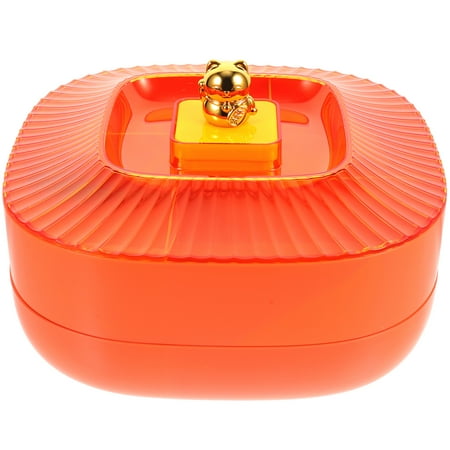 

Decorative Food Storage Tray Snacks Plate Candy Tray Multi-grid Tray with Lid