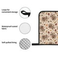 thumbnail image 4 of Honeii Cute Autumn Turkey Pattern Oven Mitts and Pot Holders, Silicone Oven Gloves,500 F Heat Resistant Oven Mitts Sets, 4PCS, 4 of 6