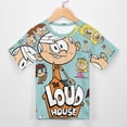 thumbnail image 3 of The Loud House Kid Shirts Unisex Casual Tops 3D Print Graphic Tees Short Sleeve T Shirts for Boys Girls 110CM, 3 of 8