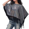 thumbnail image 2 of FYEGRE Elegant For Women Loose Performance Capes Stylish Drama Outfits Sophisticated Fashion Wear For Various Events And Productions Clear One Size, 2 of 9