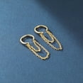 thumbnail image 6 of Solid 925 Sterling Silver Cuff Earrings Chain for Women Cartilage Wrap Earrings Helix Cuffs, 6 of 8