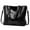 01 Black, variant on Ladies Bag Can Be Slanted Bag Can Be Handbag Santed Handbag Fashion Leather Bag