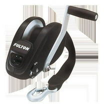 Fulton XLT Marine Trailer Winch, Single-Speed, 1,800 lbs. Capacity, 20 ft. Strap, 8 in. Handle FL142316