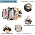 thumbnail image 3 of FORMRS Unisex School Backpack 17" Student Travel Bag with Laptop Compartment, Watercolor Grapefruit, 3 of 7