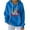 Christmas Sweatshirts Women-A131 Blue, variant on Ribbed Christmas Sweatshirts Women with Hood Xmas Trees Graphic Hoodie Long Sleeve Baggy Pullover Tops Novelty Funny Gifts Festival Party Shirts 2025 Holiday Clothing