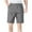 Dark Gray, variant on Elvqul White Shorts for Men Cargo with Pockets Printed Casual Mens Shorts Loose