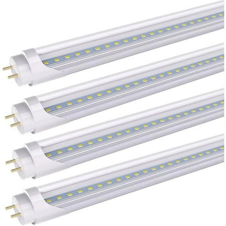 

T8 2FT LED Tube G13 Bi-Pin Base Replacement Light Bulb Lamps 9W 6000K Cool White 4 Pack