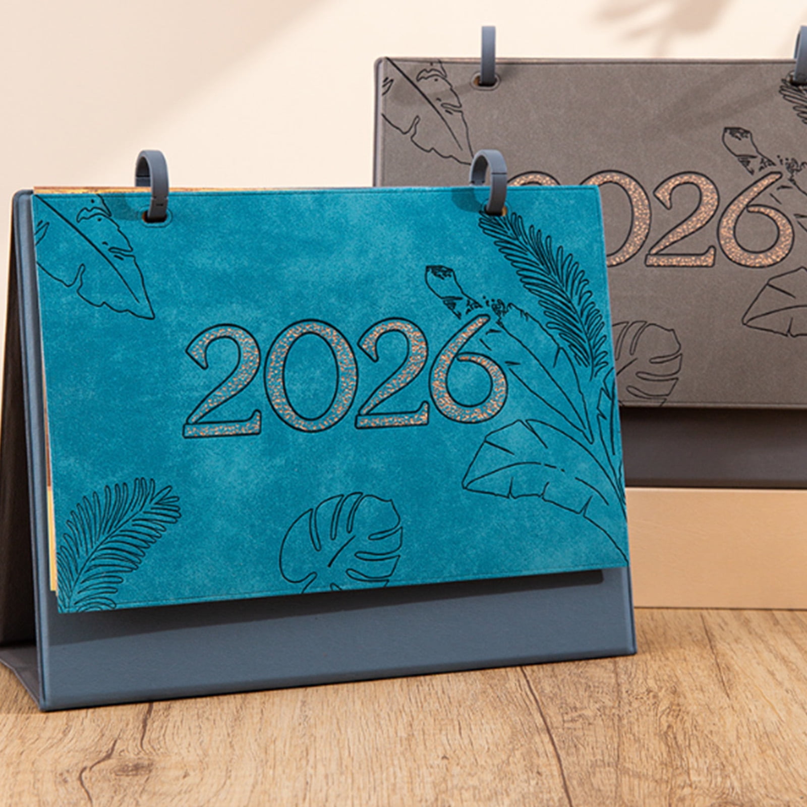 Desk Calendar, 2026 Desk Calendar Planner Double Coil Binding Calendar Standing Flipped Small Desktop Organizers Decors