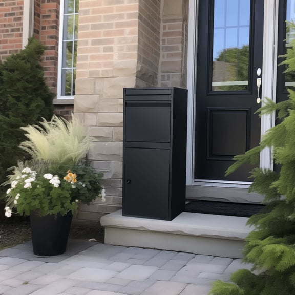 Package delivery boxes for outside with large,Parcel drop boxes for home with lock to ensure security and prevent theft,Package box for porch suitable home/APT/office