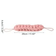 thumbnail image 4 of Unique Bargains 1 Pc Bath Shower Loofah Sponge Body Puffs for Bathroom Shower 11.42"x2.20"x1.97" Pink, 4 of 6