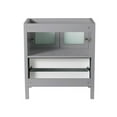 thumbnail image 4 of Fresca Torino 30" 2-drawer Engineered Wood Bathroom Cabinet in Gray, 4 of 4