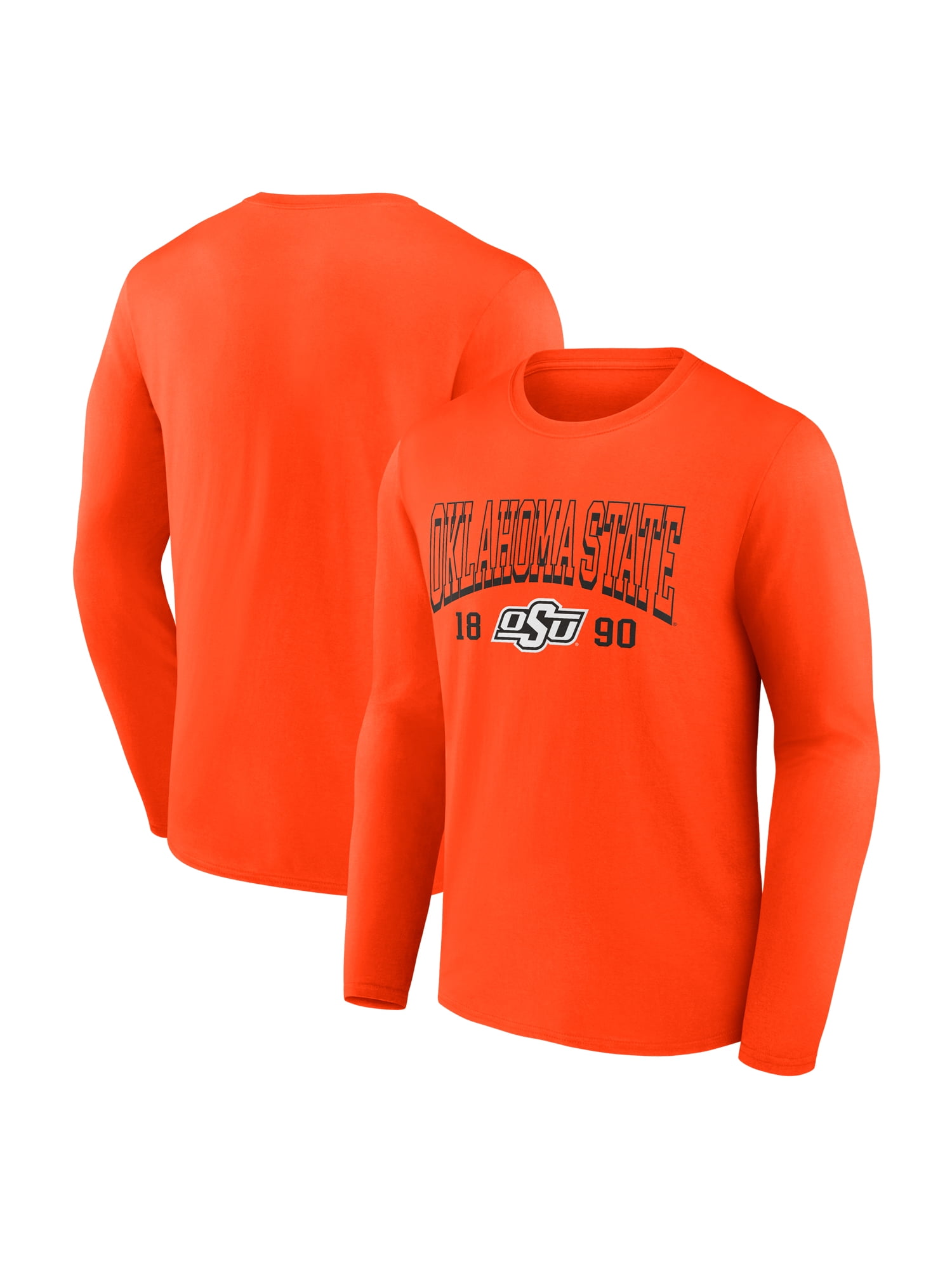 NCAA Oklahoma State Cowboys Men's Cotton Orange Long Sleeve T-Shirt