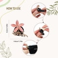 thumbnail image 4 of Lotus Flower Car Air Freshener Vent Clips,2pcs Pink Bling Flower Car Accessories for Women,Vanilla Scent Car Air Fresheners, 4 of 5