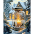 thumbnail image 1 of DIY Diamond Painting Kits - Christmas Bottle, 1 of 5