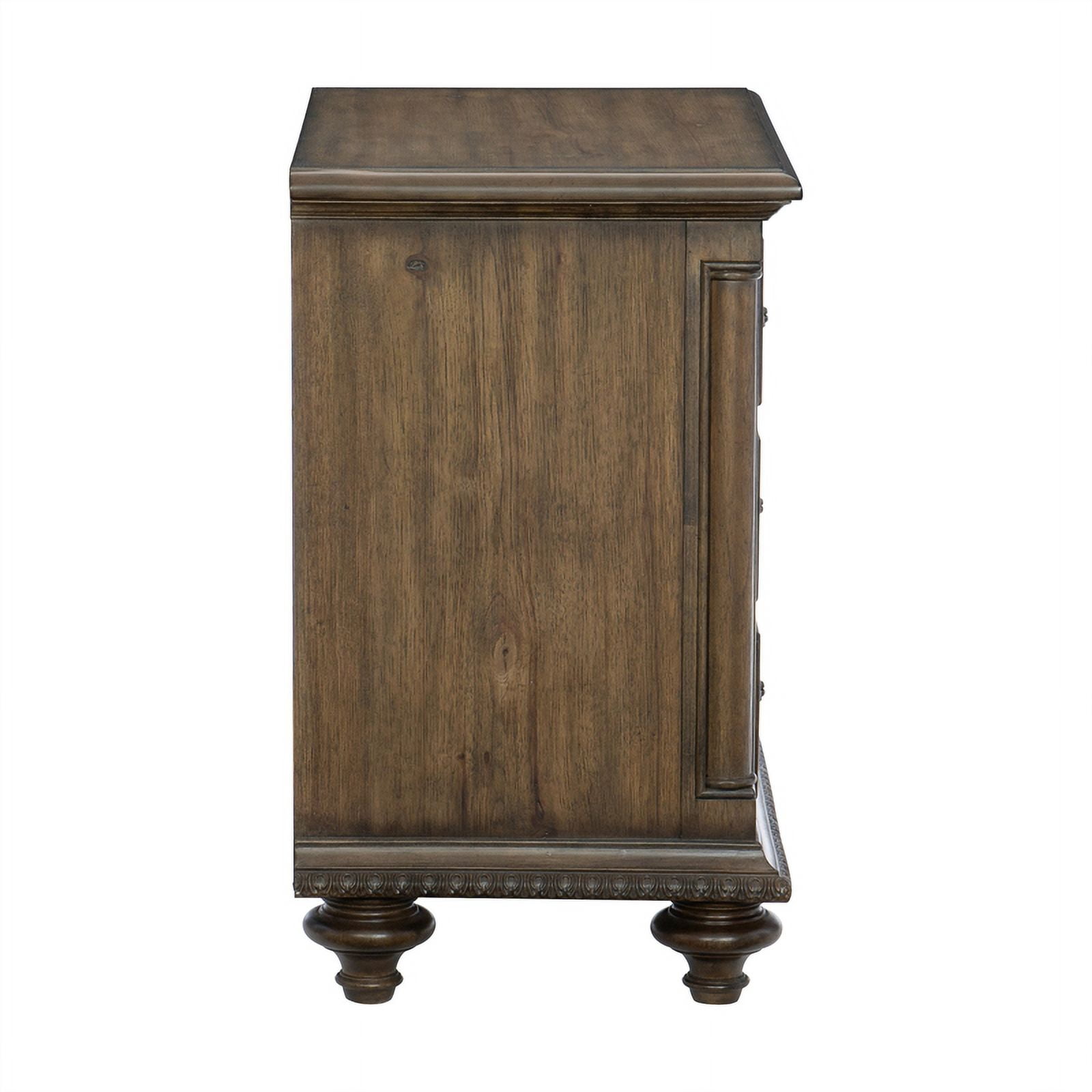 Lexicon Rachelle Nightstand in Weathered Pecan