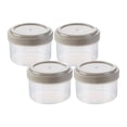 thumbnail image 4 of S SERENABLE 4Pcs Small Squeeze Bottles Portable Food Storage Container Seasoning Bottles Round Gray, 4 of 9