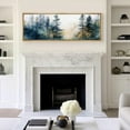 thumbnail image 2 of IDEA4WALL Extra Large Framed Canvas Print Wall Art Mystical Forest Path Antique Retro Fine Art Watercolor Nature Botanical Landscape Wall Decor Oversized Artwork Relax/Calm for Rooms - 60"x20", 2 of 5