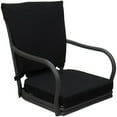thumbnail image 4 of Outdoor or Indoor Counter 26" Bar Stool - Ofir - Black Fabric - Gray Frame, 4 of 8